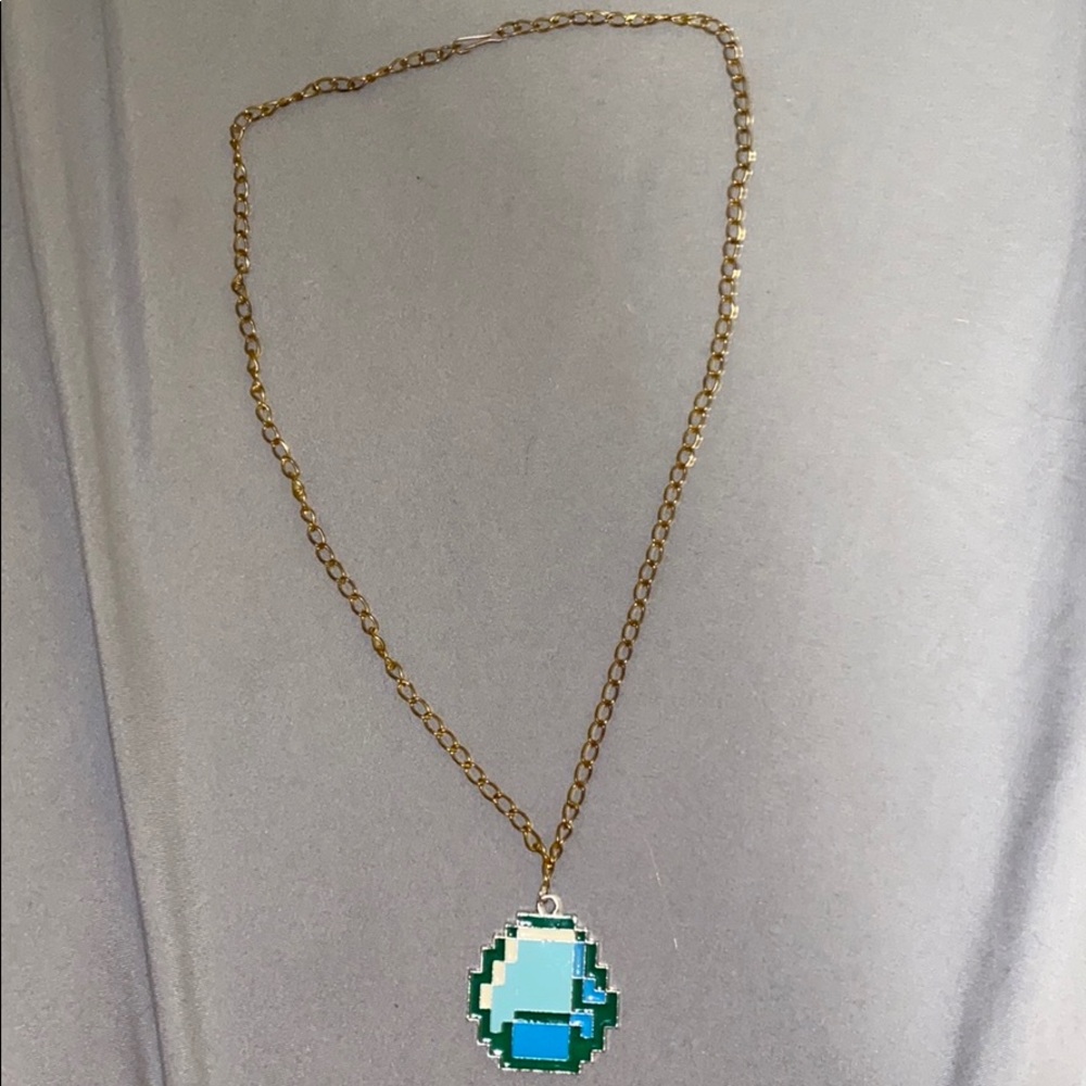 Minecraft “Diamond” Necklace
